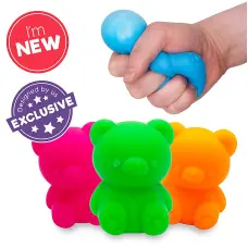 SCRUNCHEMS Antistresa rotaļlieta Fruity Neon Squishy Bear